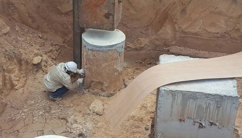 ทดสอบเสาเข็ม Dynamic Load Test ทดสอบเสาเข็ม Dynamic Load Test